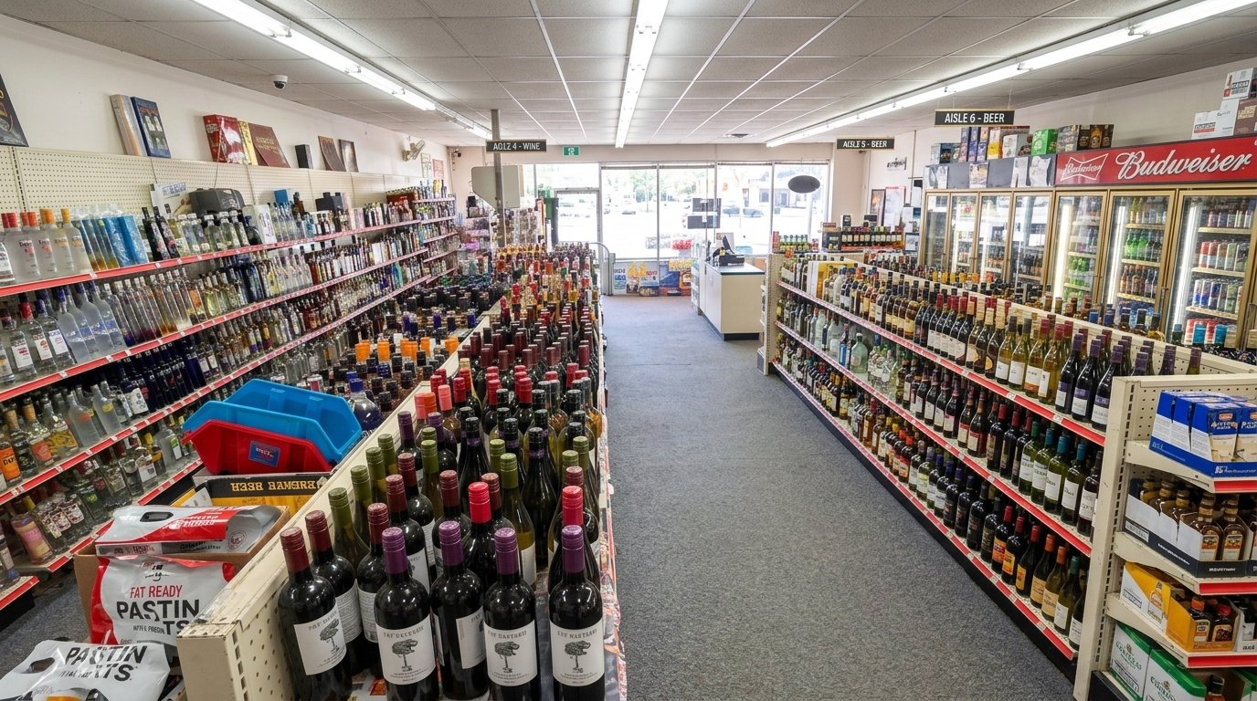 Inside Zion Liquor